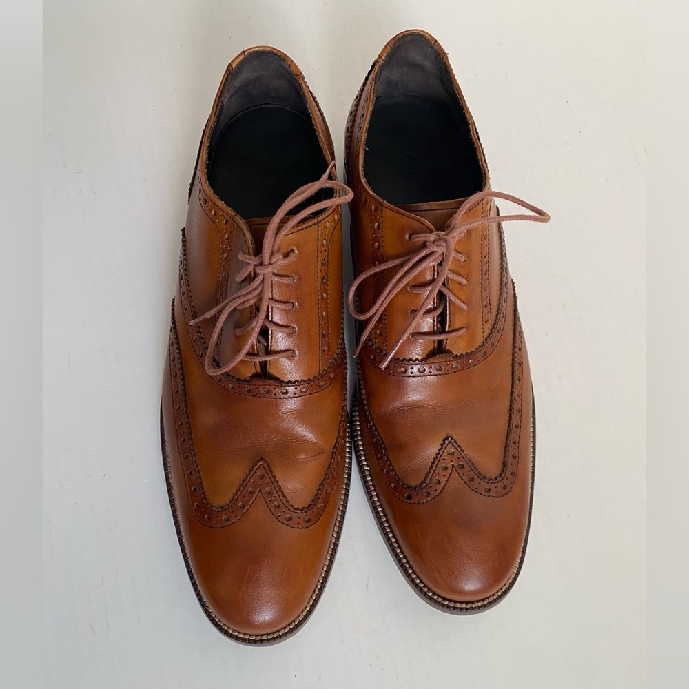Cole Haan Men’s Wingtip Oxford Dress Shoes Size 10.5M Excellent Condition